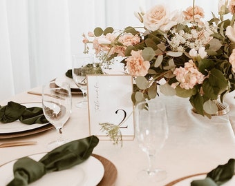 Minimalist Wedding Table Numbers, Modern Number, Editable Template, Instant Download, Simple, M9