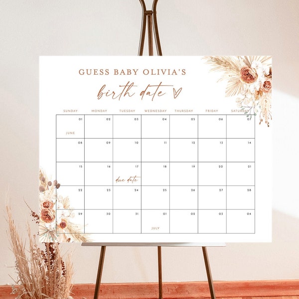 Due Date Calendar - Etsy