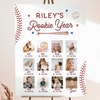 First Year Birthday Board | My First Year | Baby Boy | Rookie of the ...