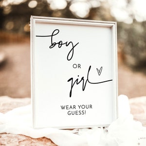 He or She What Will Baby Be Sign, Wear Your Guess Game Sign, Gender Guess Board, Gender Neutral Baby Shower, He or She Gender Reveal M8