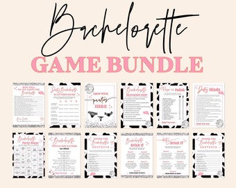 Disco Cowgirl Bachelorette Party Games, Space Cowgirl, Bachelorette Game Bundle, Nashville Bachelorette Party, Editable Template, D2
