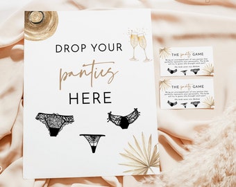 Bachelorette Party Game | Drop Your Panties Game | Tropical Bachelorette | Dirty Bachelorette Game | Tropical Bachelorette Party Game | P2