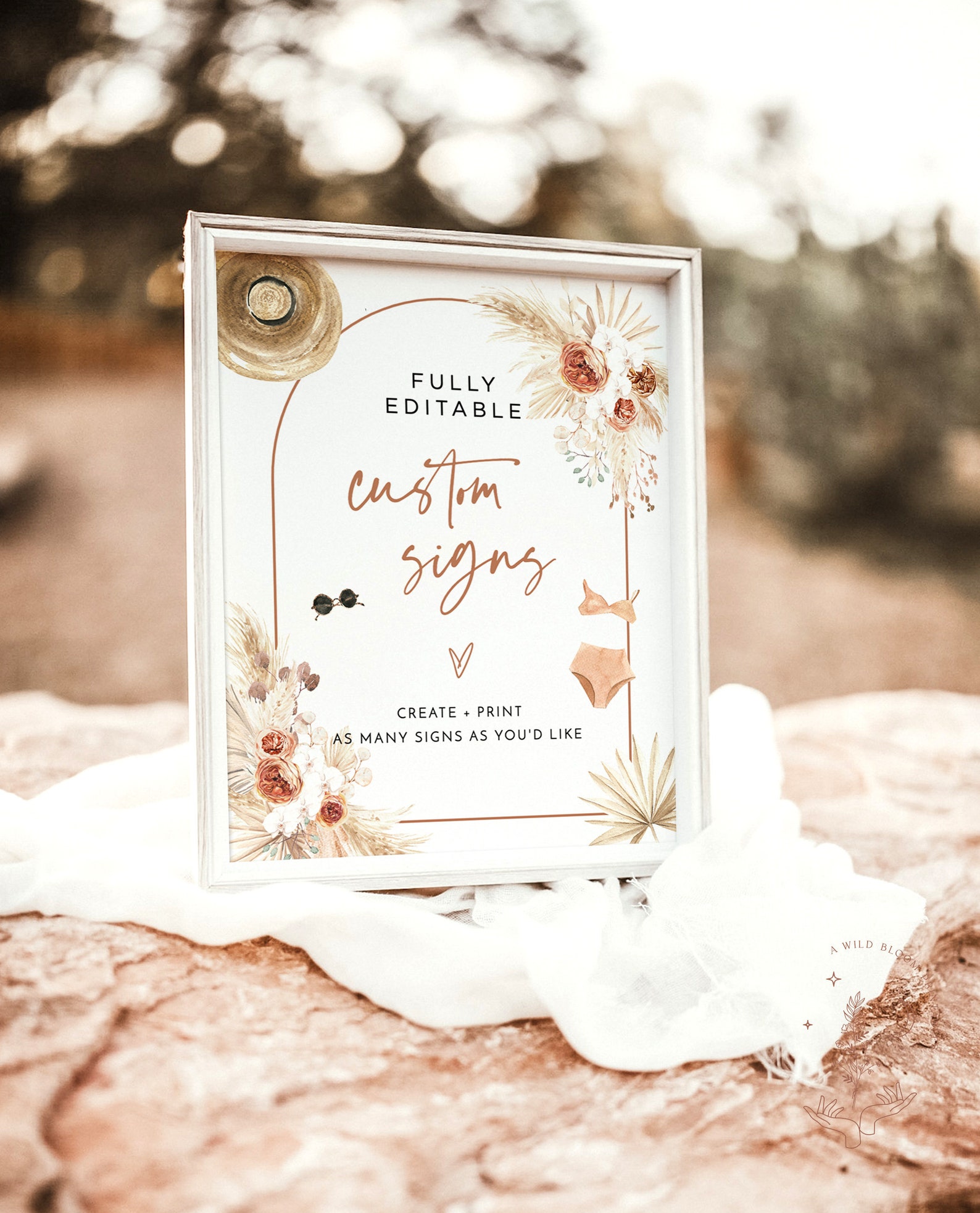 Tropical Bachelorette Party Sign Beach Bachelorette Party - Etsy