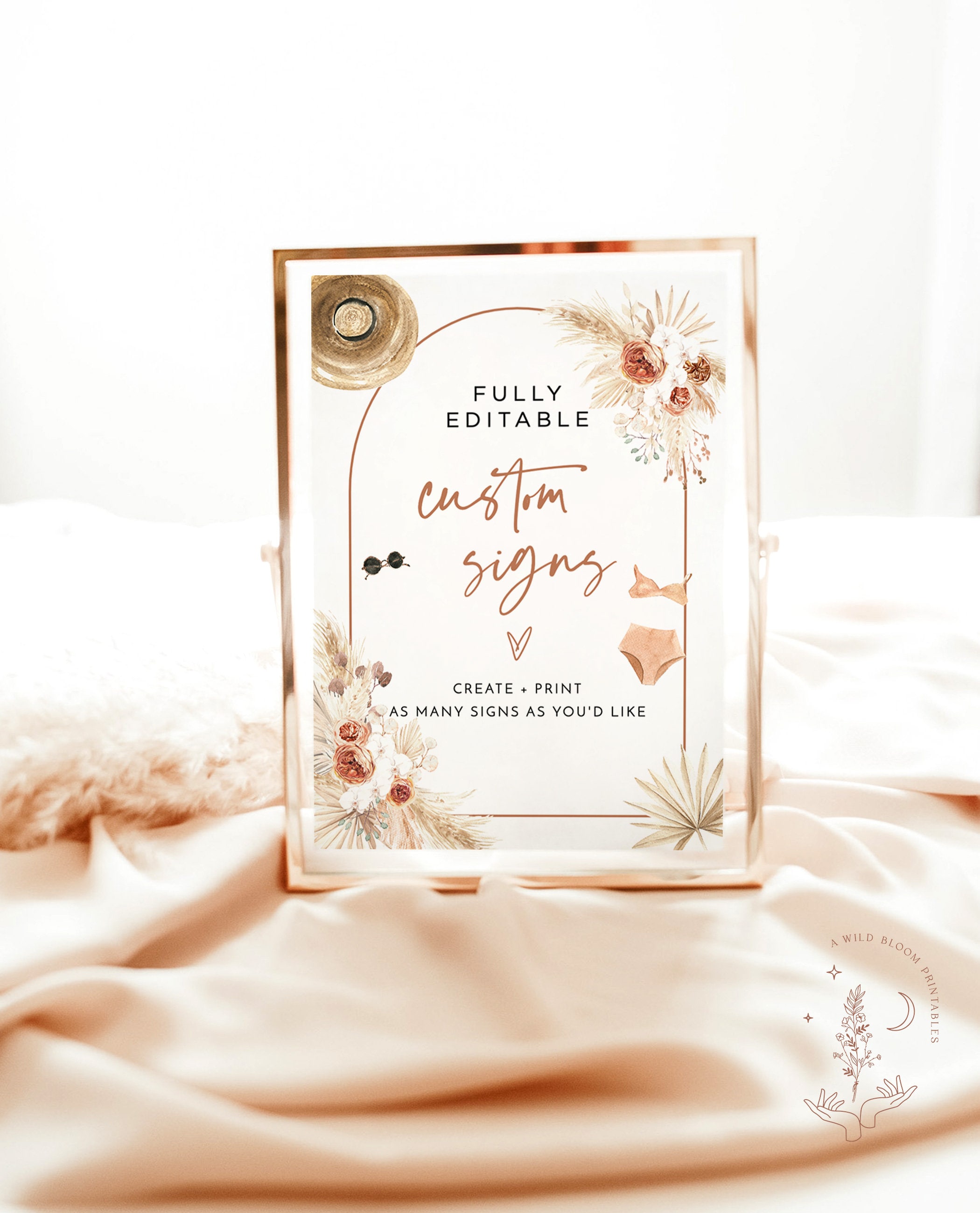 Tropical Bachelorette Party Sign Beach Bachelorette Party | Etsy