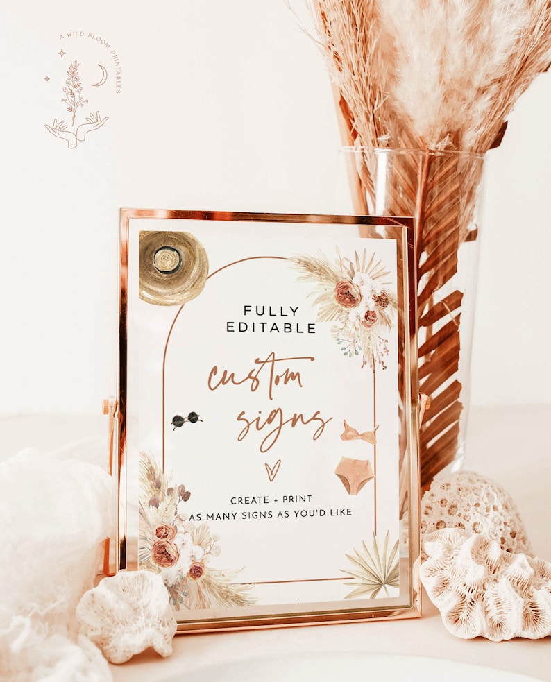 Tropical Bachelorette Party Sign Beach Bachelorette Party - Etsy