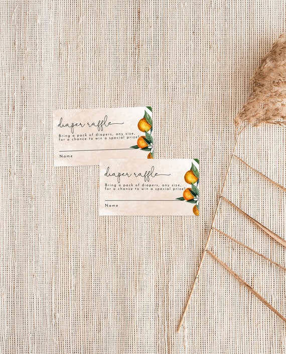 Biglietto Della Lotteria Con Pannolini Per Baby Shower Semplici E Floreali 137383184