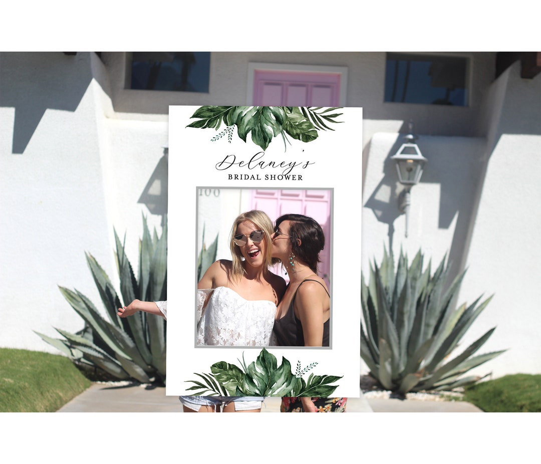 Wedding Photo Frame Prop Template Printable Photo Booth Prop Etsy