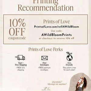 a flyer for a print shop with a picture of a woman kissing a man