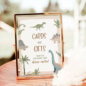 Dinosaurier Party Karten und Geschenke Schild, Geschenk Tisch Beschilderung, T-Rex Geburtstagsfeier, Jungen Geburtstagsfeier, Dinosaurier Geburtstagsfeier, D9