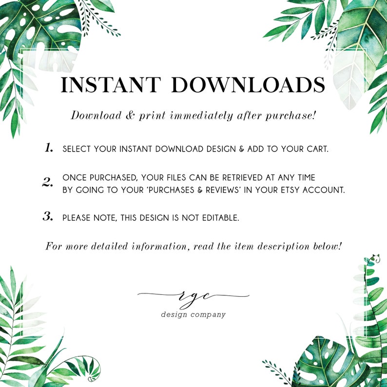 Baby Shower Book Request Tropical Shower Hawaiian Theme Instant Download Tropical Leaves Printable Tropical Books For Baby Card