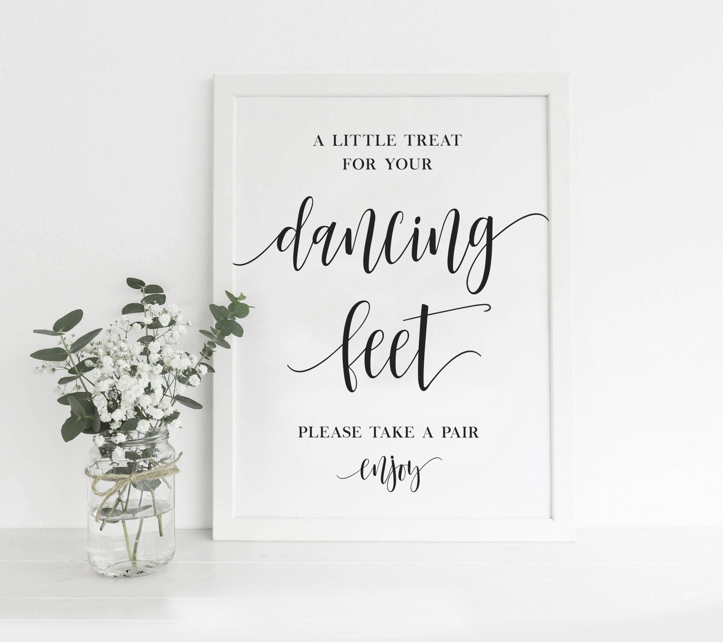 Dancing Shoes Sign Dancing Feet Reception Sign Wedding - Etsy
