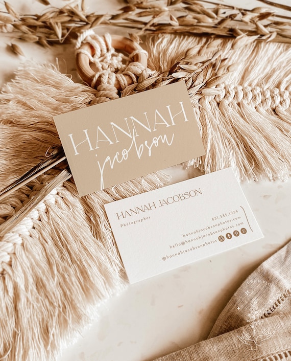 Etsy business cards deals