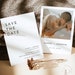 Photo Save the Date Invitation | Minimalist Save the Date | Minimal Save the Date | Boho Save the Date Cards | Editable Template | M3 