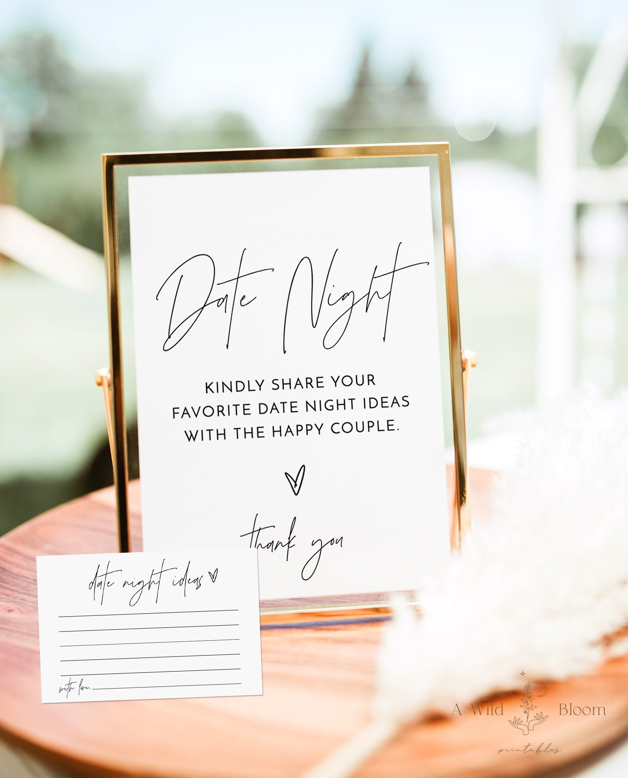 Date Night Game. Instant Download Printable. Date Night Idea Cards. Couples  Game Sheets. Scattergories Tastings Golf Bowling Scavenger Hunt 