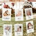 First Birthday Photo Banner | Minimalist Monthly Milestone Photo Cards | Gender Neutral First Birthday | Modern Boho First Birthday | M9 