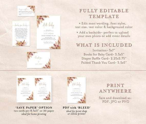 printable backside background and wording included Add Back side to any DIGITAL  invitation wedding invitation backside Paper Invitations & Announcements  