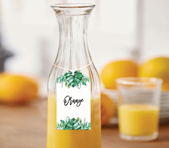 Mimosa Juice Tags Template Download, Printable Mimosa Bar Juice