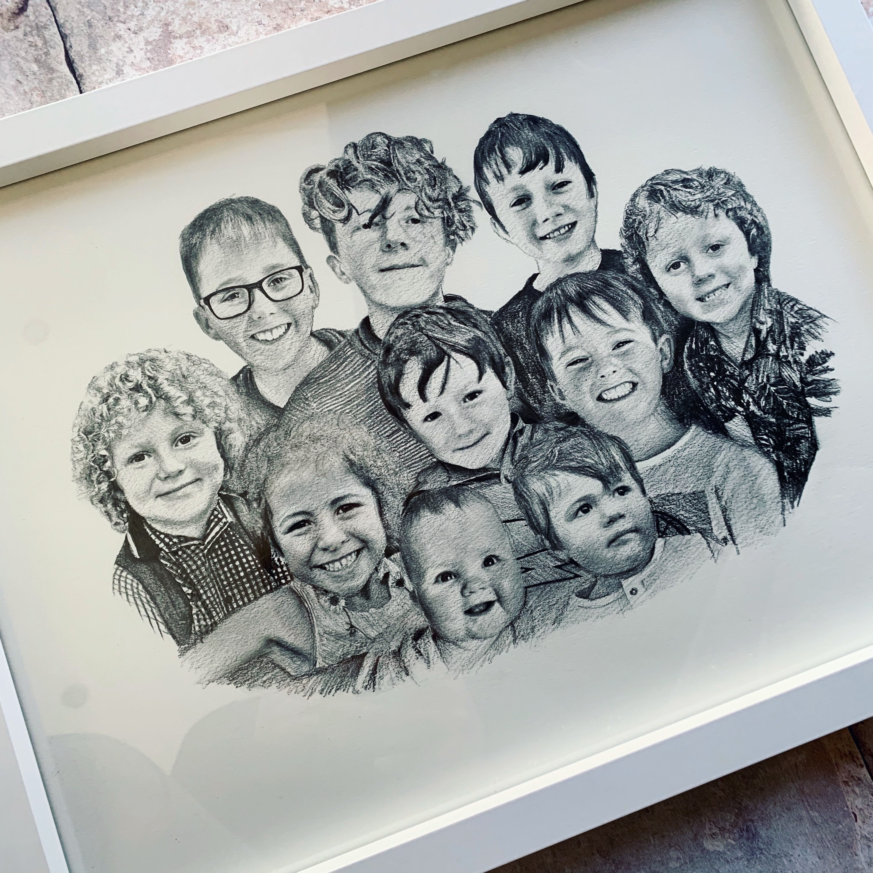 Mike Theuer - Family Portraits Gallery | Family Drawings & Paintings