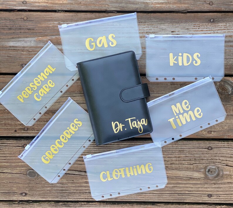 Cash Envelope Binder Cash System Wallet Etsy