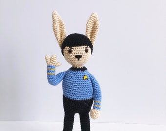 Famous Rabbits - Mr Spock - Amigurumi Crochet Pattern PDF