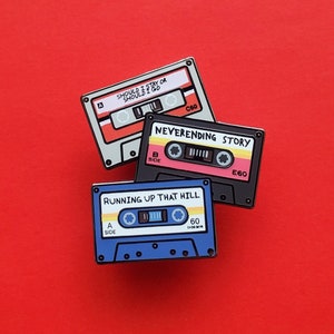 Cassette Tapes Enamel Pin