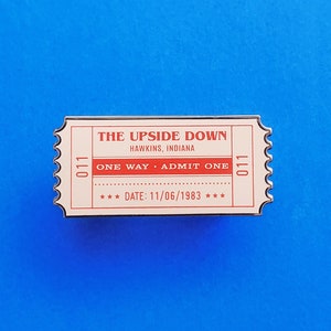 One Way Ticket Enamel Pin