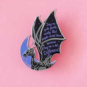 A Bit Different Enamel Pin