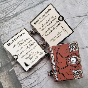 The Spell Book Enamel Pin