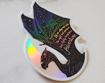 Flighty Temptress Holographic Vinyl Sticker