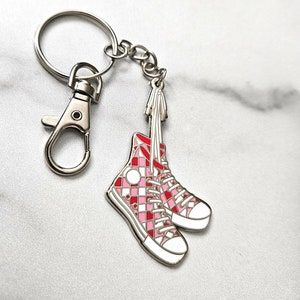 Luna's Shoes Enamel Keychain