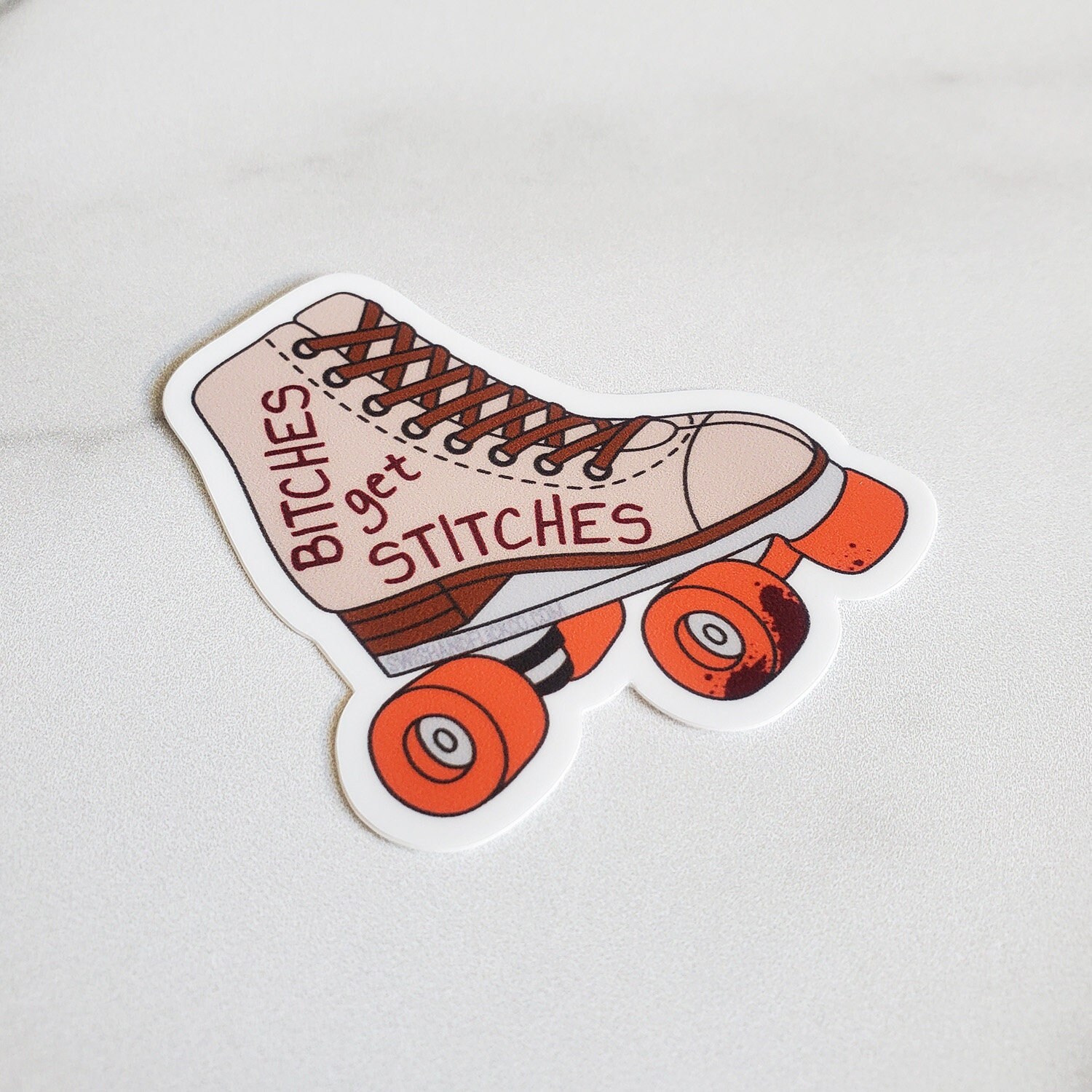 Bitches Get Stitches Vinyl Sticker