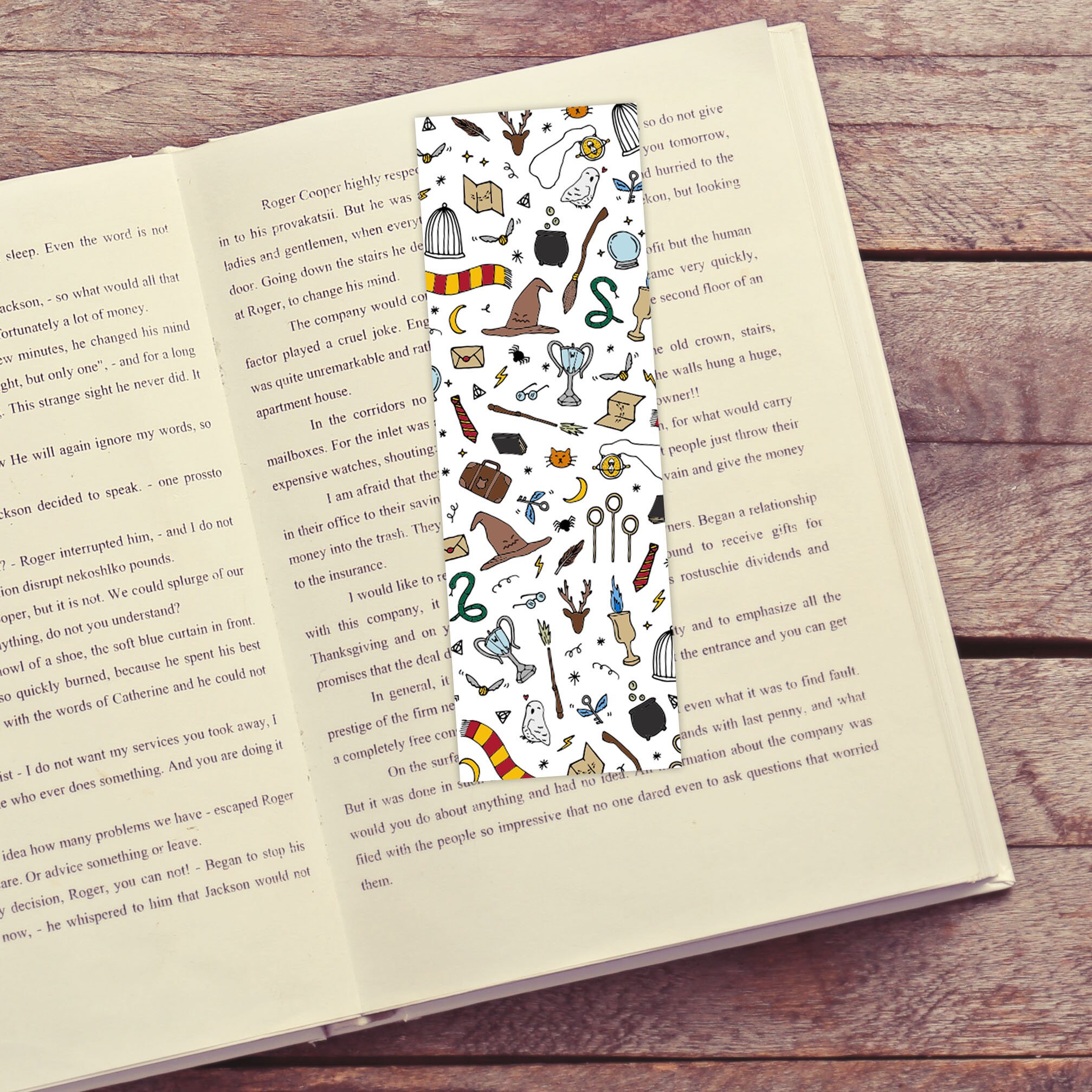 wizard objects printable bookmarks 5 to a page etsy