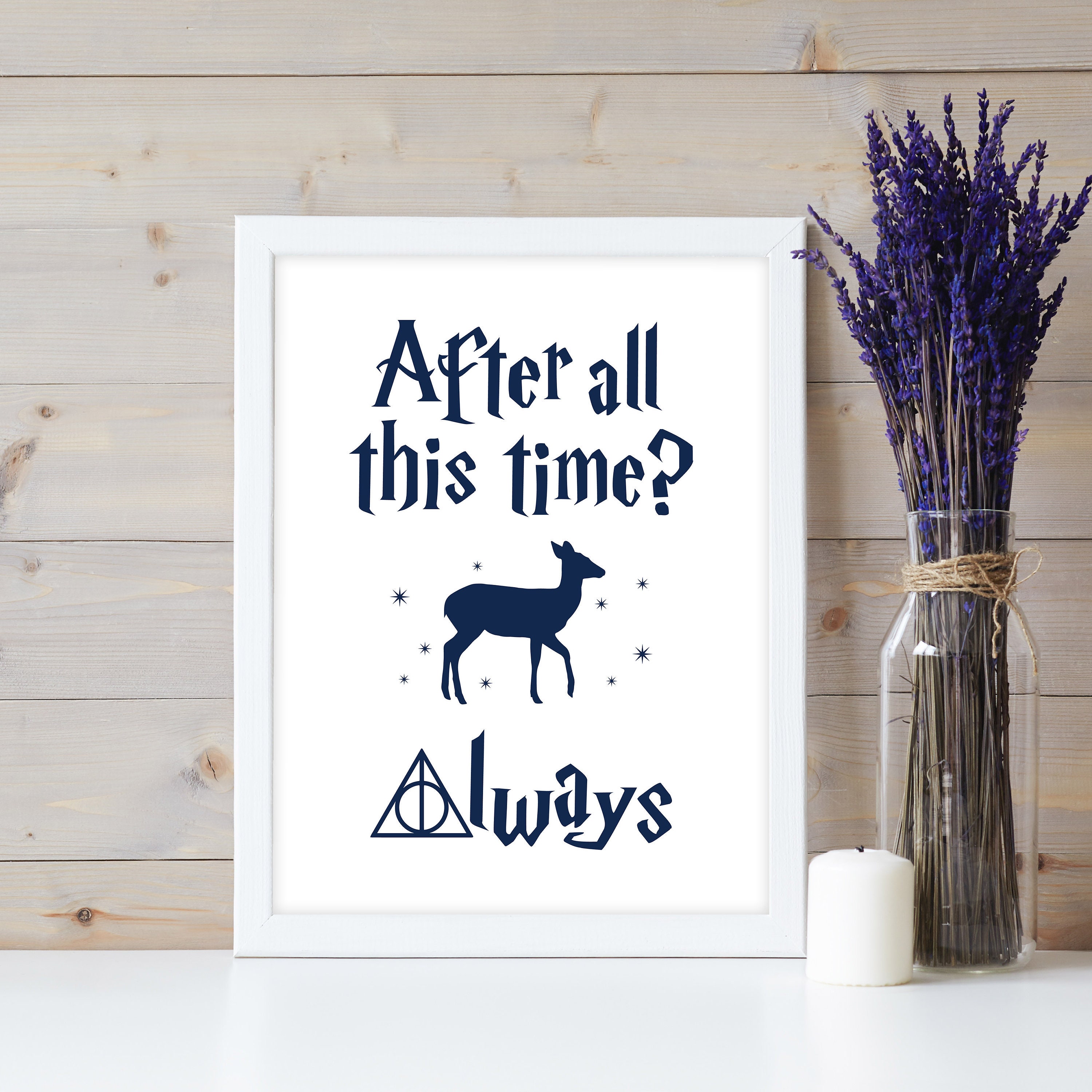 After All This Time Always Doe Harry Potter Quote Digital Art Etsy