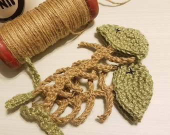 Crochet fish bones toy, Crochet toys, Gifts for pets, Amigurumi