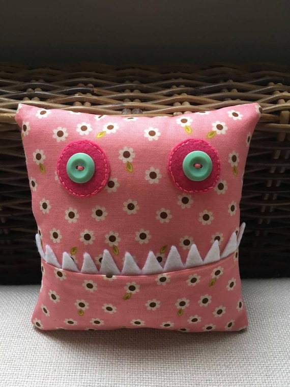 Tooth Fairy Pillow Monster With Mouth Pocket For Boys And Etsy
