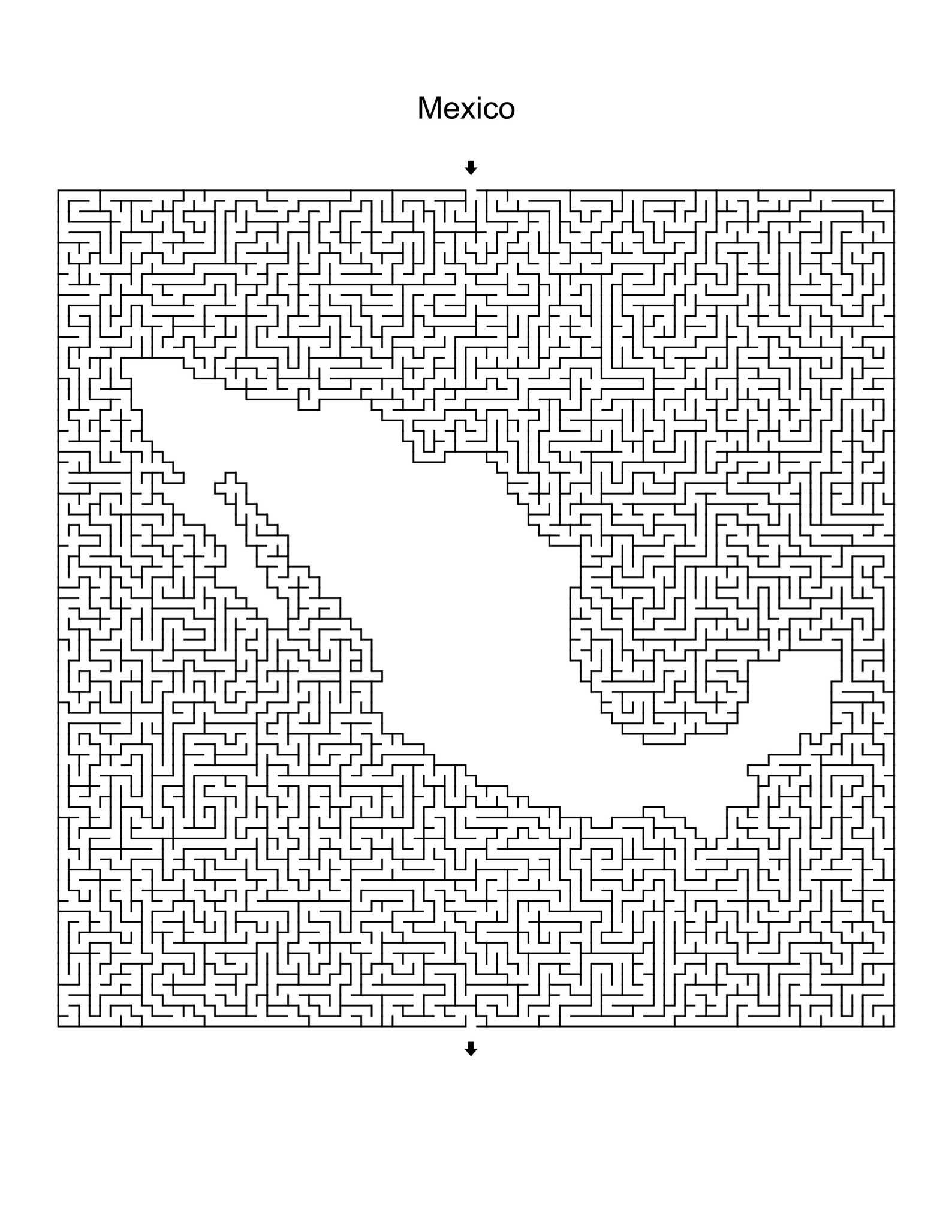 23 Printable Mazes Maps of Countries in North America. Fun and - Etsy ...