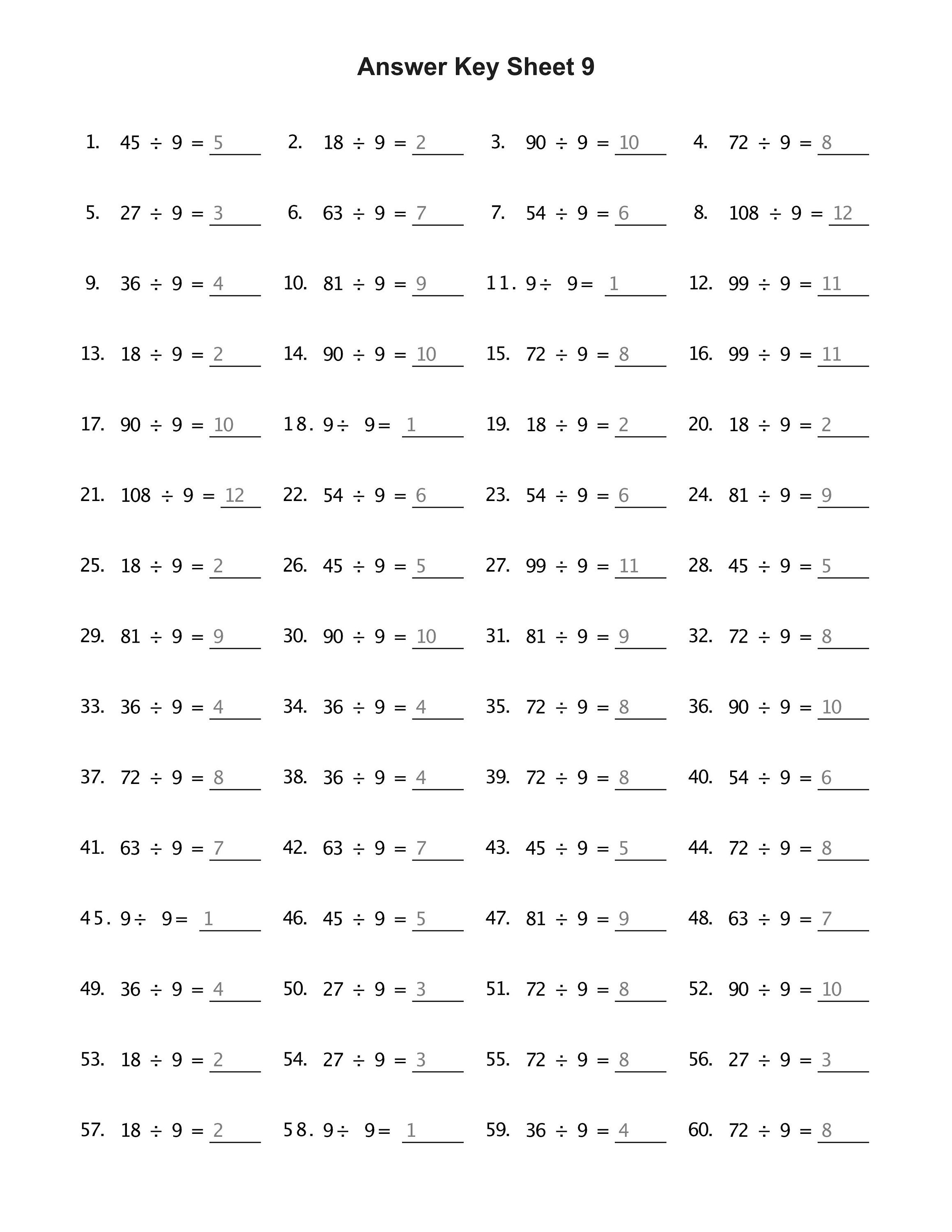 division worksheet 12 division facts practice sheets math etsy canada
