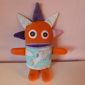 Unicorn Worry Monster Size S Worry Friend Cuddly Friend