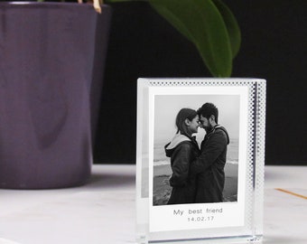 Personalised Printed Acrylic Photo Block | Personalised Photo Gifts | Father's Day | Mother's Day | Valentine's Unique Photo Gift