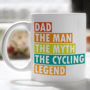 Cycling Dad Father&#39;s Day Mug |  Premium Cycling Mug for the Ultimate Bike Enthusiast Dad | Pedalling Pops Funny Cycling Mug | Dad&#39;s Bike Mug