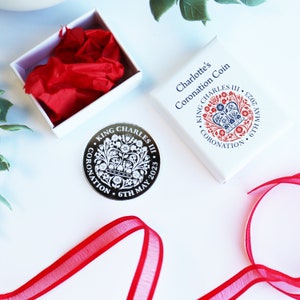 Personalised Commemorative Coronation Coin | Engraved Coronation Coin Keepsake in Personalised Gift Box | King Charles III Coin in Box