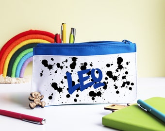 Personalised Graffiti Style Pencil Case | Back to School | Kids Personalised Stationary | Personalised Pencil Case Back To School