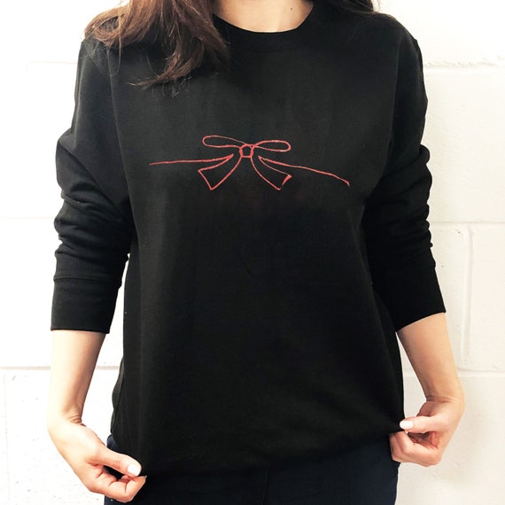 red sparkly jumper