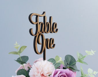 Wooden Cut Out Wedding Table Numbers For Centrepieces | Wedding Table Centrepieces Wooden | Rustic Wedding Table Numbers |laser cut wood
