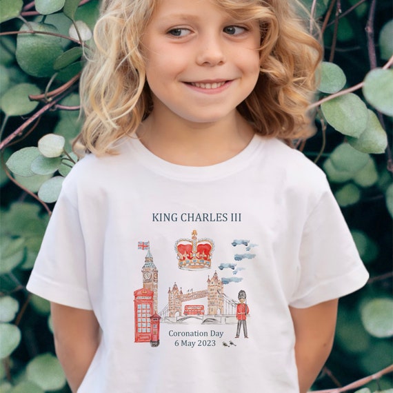 Coronation T Shirt Child | King Charles III Coronation T Shirt 