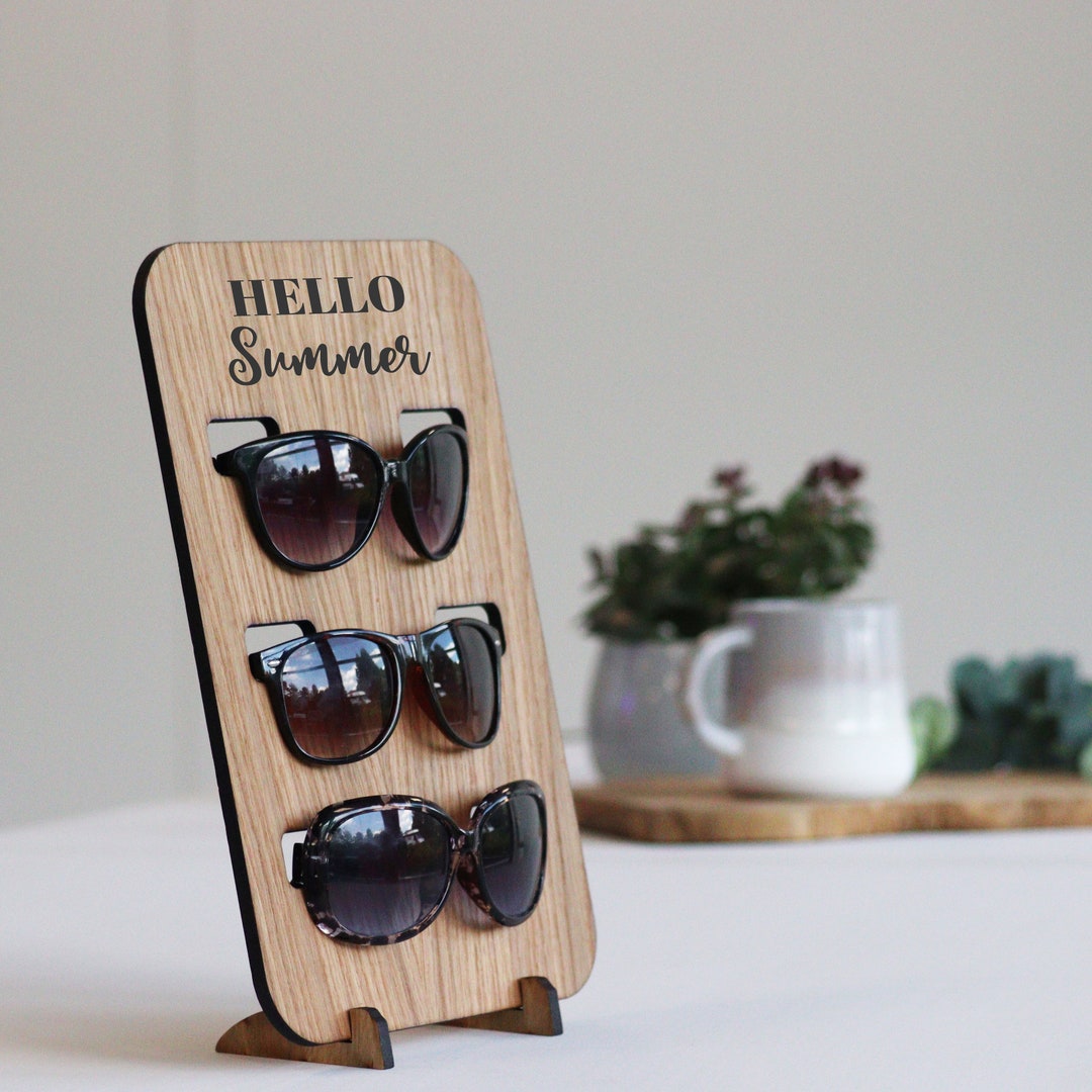 Sonnenbrillen-Organizer-Etui für Männer und Frauen, Brillenhalter