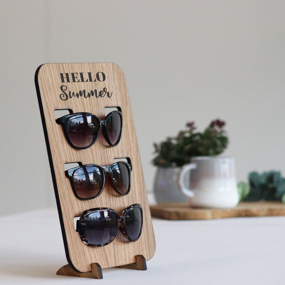 Sonnenbrillenhalter und Schlüsselhalter , Wand Brillenhalter Wandhalterung  Holz Art Schlüsselhalter Sonnenbrillen Organizer Schlüsselständer Rustikal  Kunst -  Österreich
