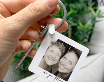 Personalised Photo Keyring | Printed Acrylic Photo Keyring | Photo Gifts | Mother's Day | Father's Day | Christmas Gift | Valentines Keyring