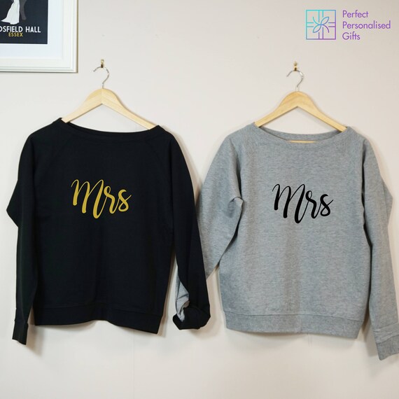 Mrs and Mrs Wedding Gift Mrs and Mrs Gift Hers and Hers | Etsy