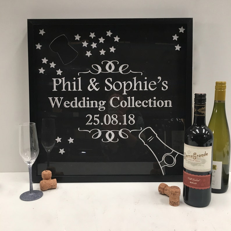 Large Champagne Cork Collection Box Wedding Cork Collection Etsy